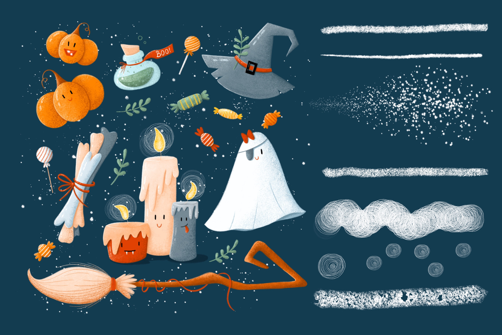 Paint brushes in Procreate "Halloween" Paint brushes in Procreate "Halloween"