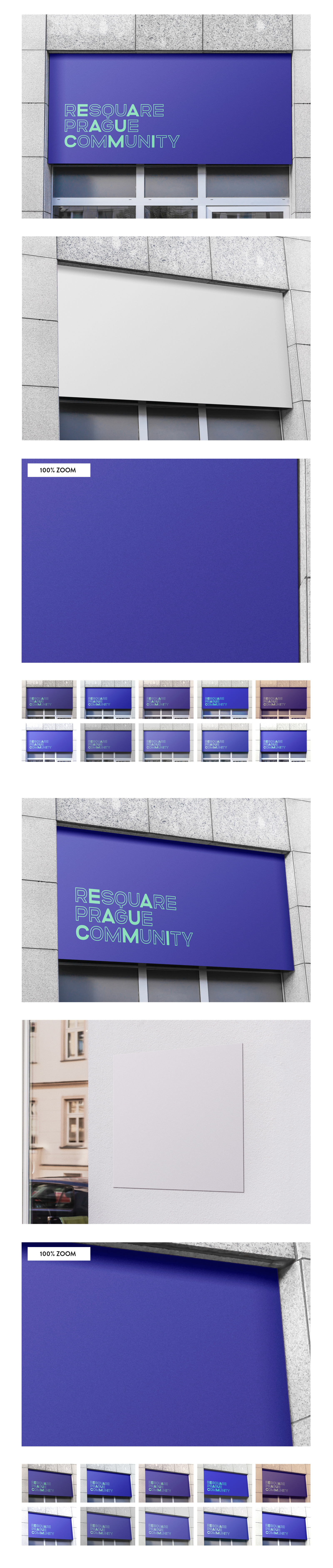 50 sign facade logo mockup template bundle 3