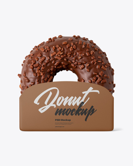 Donut with Holder Mockup