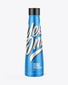 Metallic Water Bottle Mockup