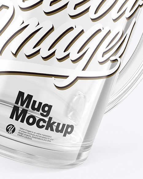 Clear Glass Mug Mockup