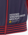 Hooded Windbreaker Mockup