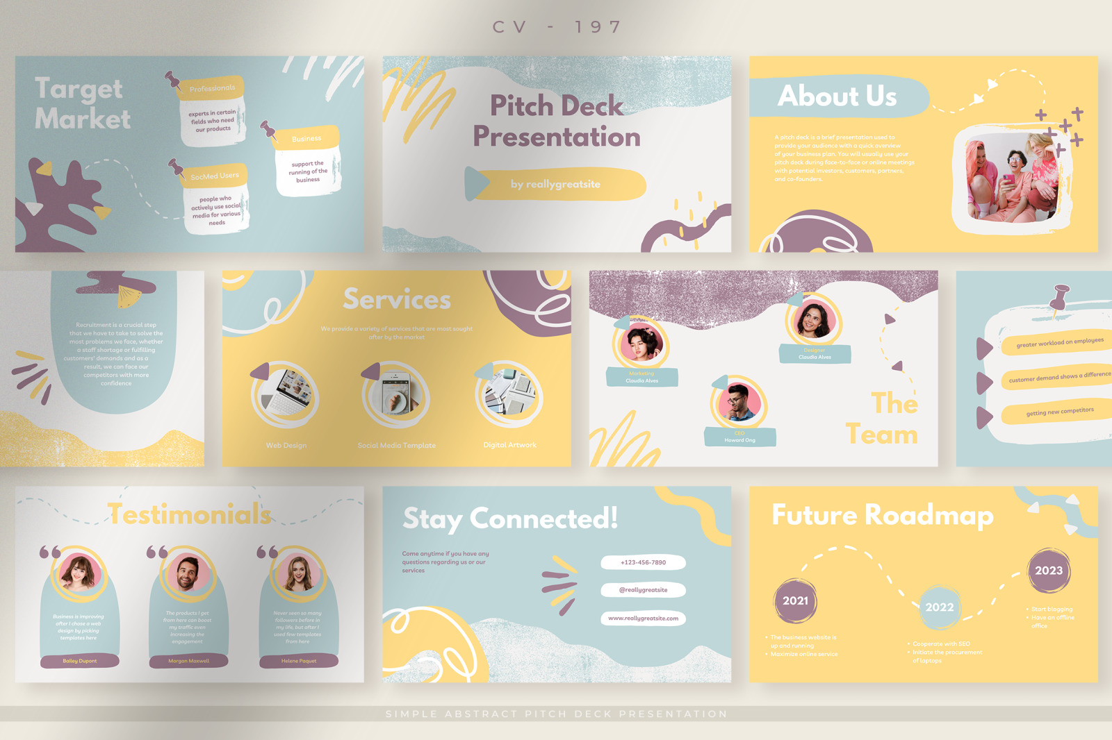 Smooth Baby Simple Abstract Pitch Deck Presentation Smooth Baby Simple Abstract Pitch Deck Presentation
