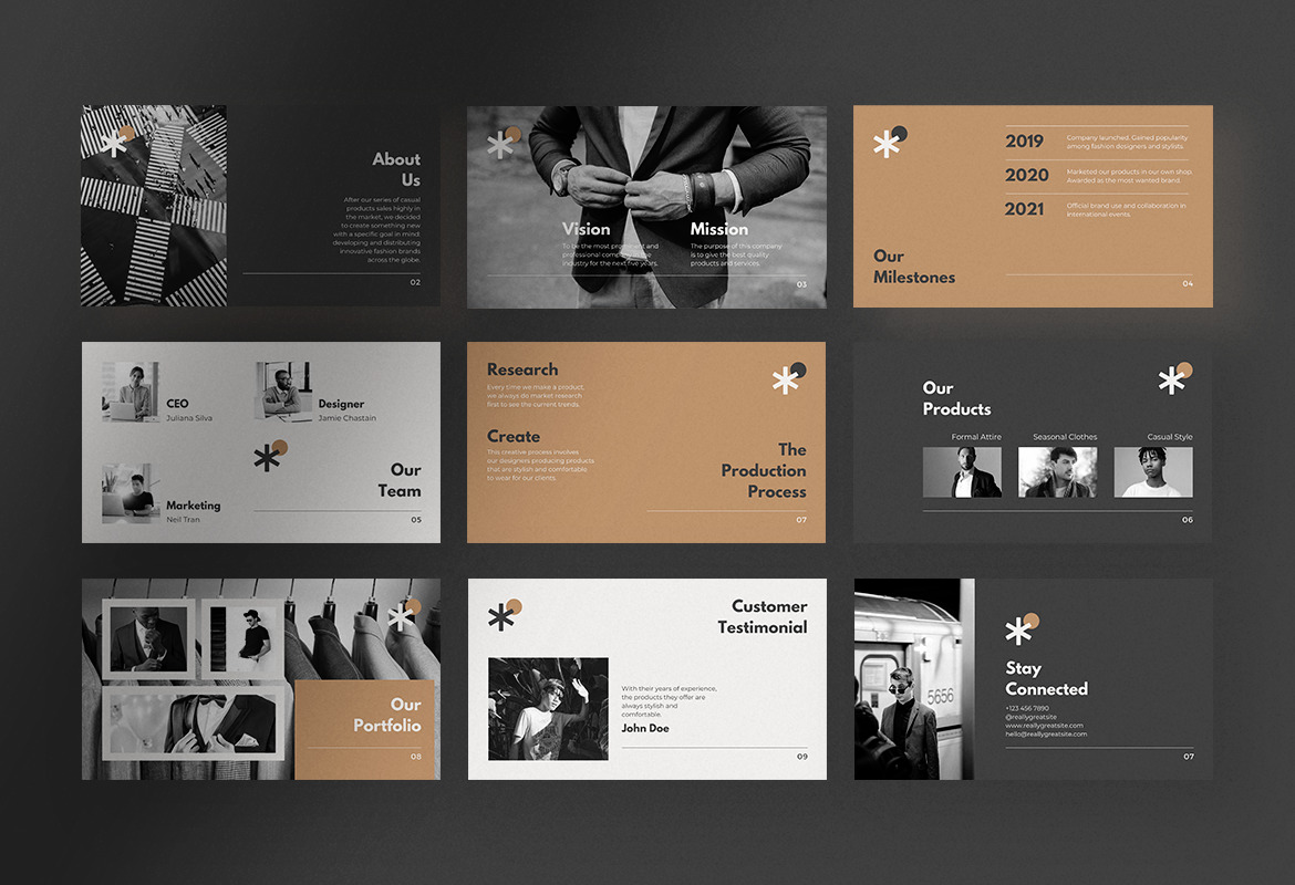 Muddy Minimalist Company Profile Presentation Muddy Minimalist Company Profile Presentation