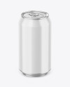 330ml Metallic Drink Can w/ Glossy Finish Mockup