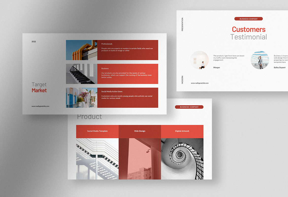 Greuze - Clean Modern Business Pitch Deck Presentation Greuze - Clean Modern Business Pitch Deck Presentation