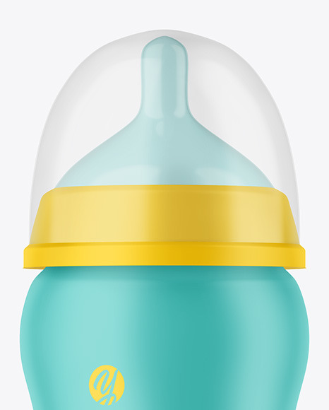 Matte Baby Bottle Mockup