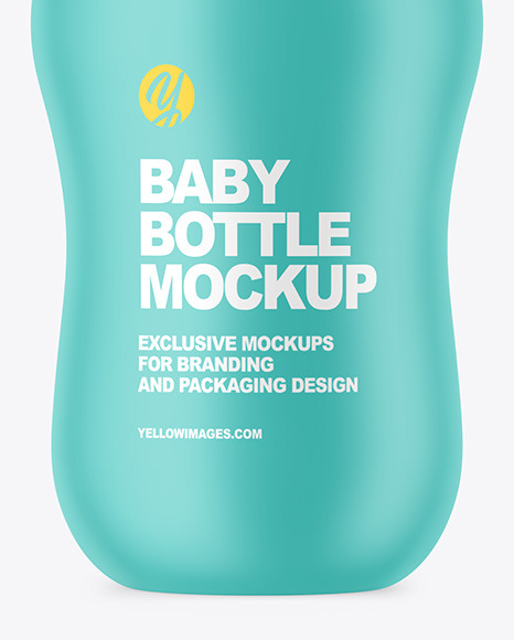 Matte Baby Bottle Mockup