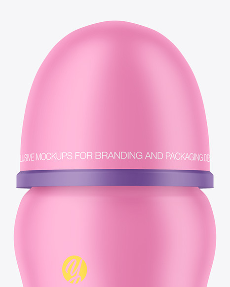 Matte Baby Bottle Mockup