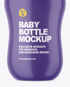 Glossy Baby Bottle Mockup