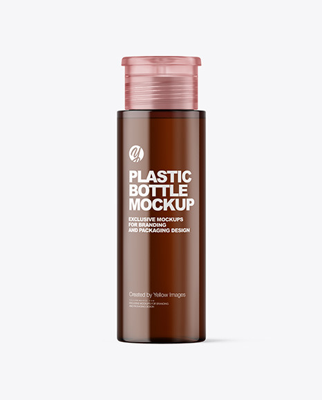 Amber Cosmetic Bottle Mockup Amber Cosmetic Bottle Mockup