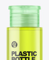Color Plastic Cosmetic Bottle Mockup Color Plastic Cosmetic Bottle Mockup
