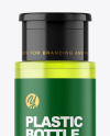 Color Plastic Cosmetic Bottle Mockup Color Plastic Cosmetic Bottle Mockup
