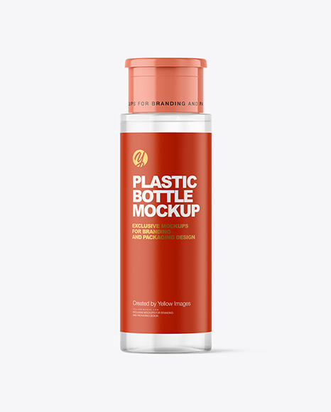 Clear Cosmetic Bottle Mockup - Packaging mockups