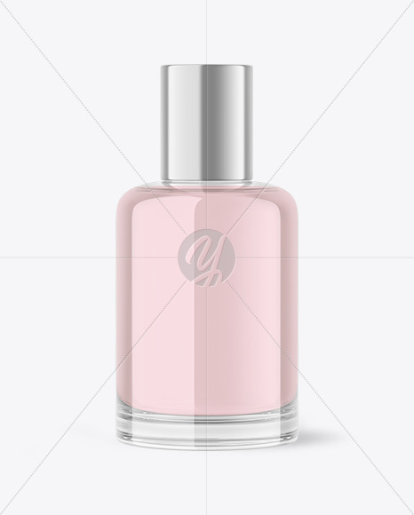 Glass Cosmetic Bottle Mockup