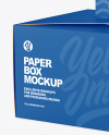 Paper Box Mockup