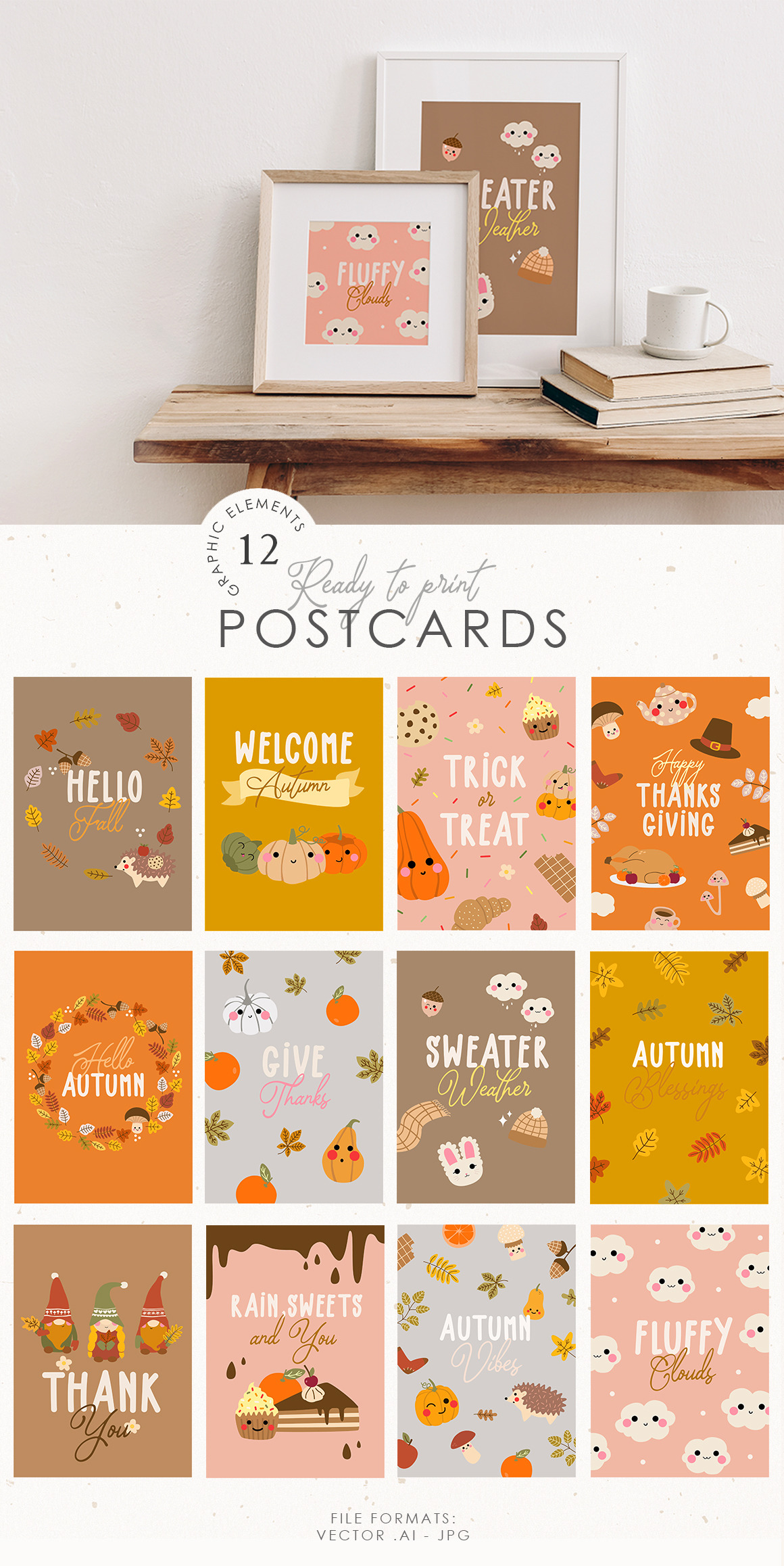Autumn Kawaii Cozy Fall Set Autumn Kawaii Cozy Fall Set