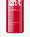 Blue Plastic Bottle with Pump Mockup Blue Plastic Bottle with Pump Mockup