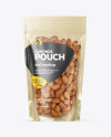 Glossy Stand-up Pouch with Almonds Mockup