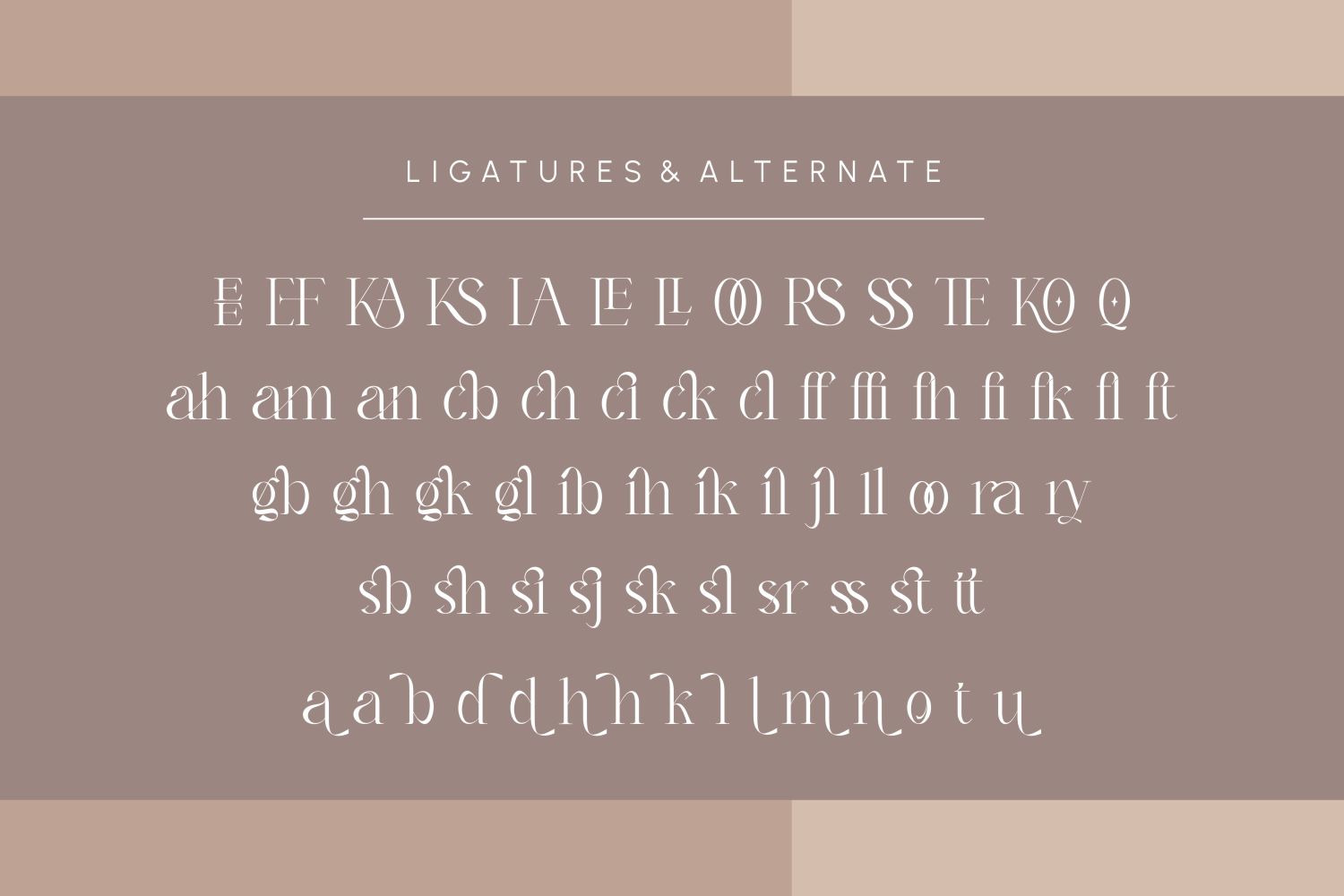 Agloist Beautiful Typeface Agloist Beautiful Typeface