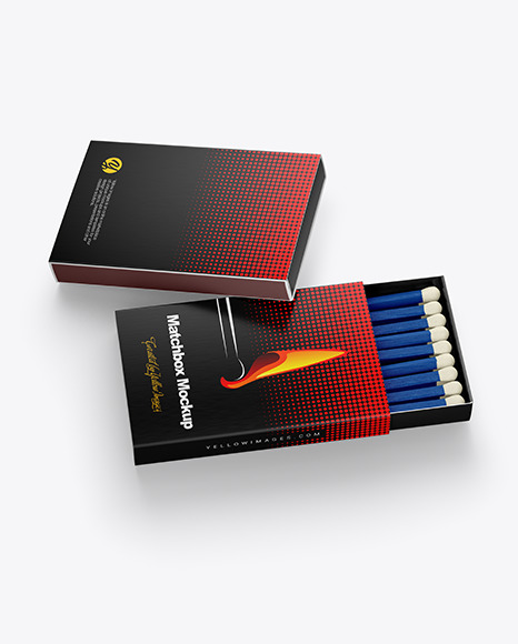 Match Box Mockup