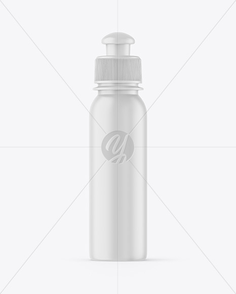 Matte Plastic Bottle Mockup