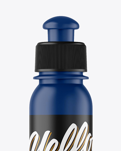 Matte Plastic Bottle Mockup