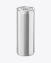 330ml Glossy Metallic Drink Can Mockup