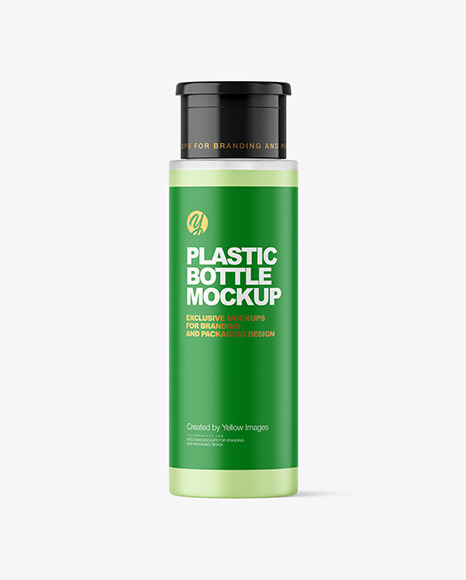 Frosted Liquid Soap Cosmetic Bottle Mockup - Frosted+Amber+Bottle+With+Liquid+Soap+Mockup+In+Bottle+Mockups+On+Yellow+Images+Object+Mockups