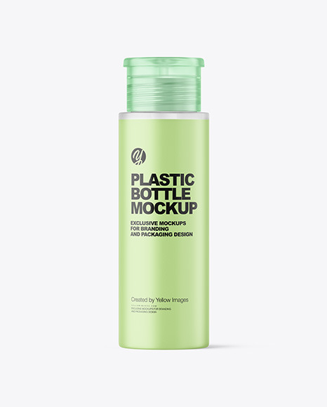 Frosted Liquid Soap Cosmetic Bottle Mockup