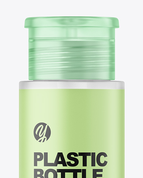 Frosted Liquid Soap Cosmetic Bottle Mockup