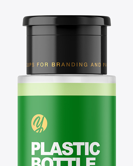 Frosted Liquid Soap Cosmetic Bottle Mockup