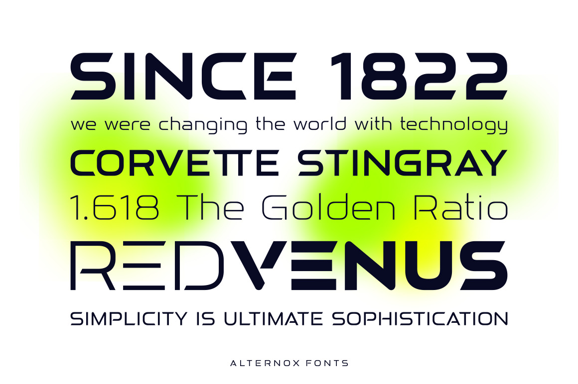 Alternox Fonts Family Alternox Fonts Family