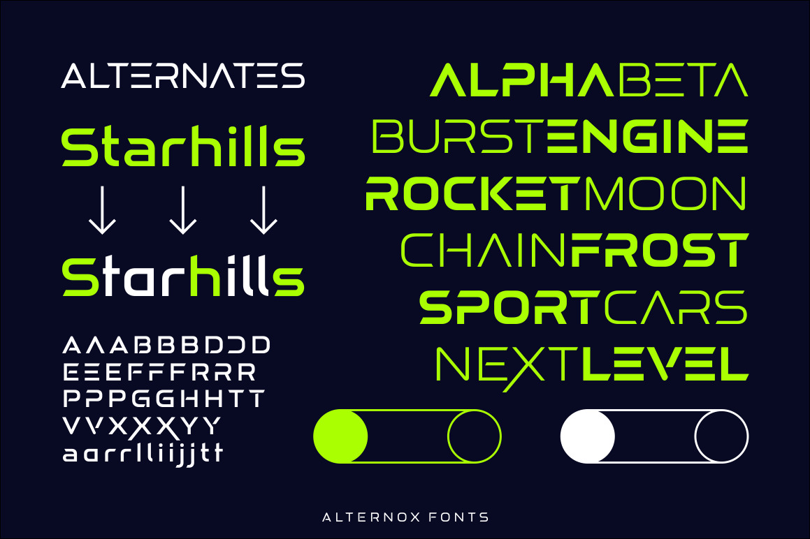 Alternox Fonts Family