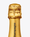 Dark Glass Champagne Bottle Mockup Dark Glass Champagne Bottle Mockup