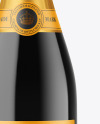 Dark Glass Champagne Bottle Mockup Dark Glass Champagne Bottle Mockup