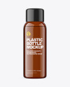 Amber Plastic Bottle Mockup Amber Plastic Bottle Mockup