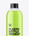 Clear Plastic Cosmetic Bottle Mockup Clear Plastic Cosmetic Bottle Mockup