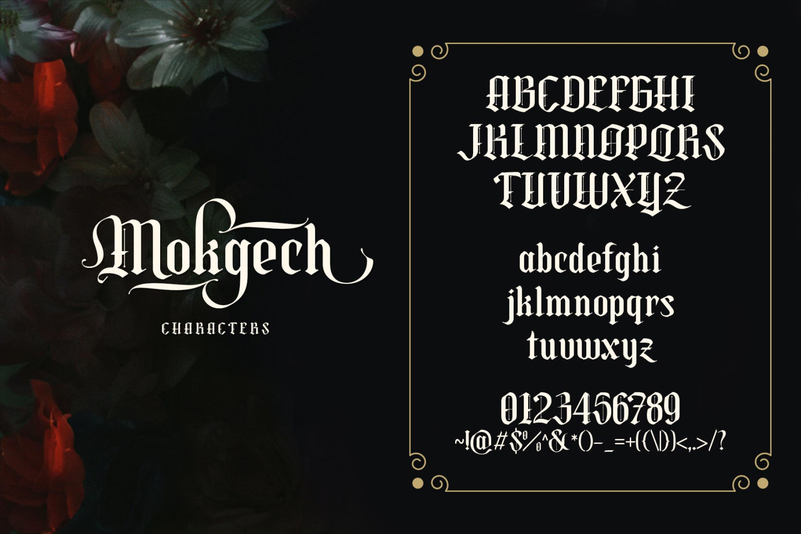 Mokgech Typeface