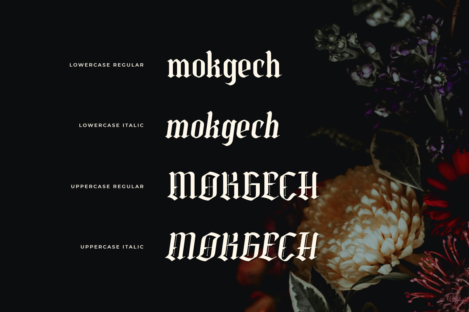 Mokgech Typeface