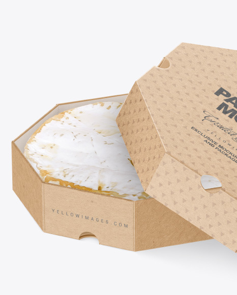 Cheese Kraft Box Mockup