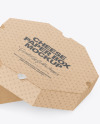 Cheese Kraft Box Mockup