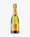 Green Glass Champagne Bottle Mockup Green Glass Champagne Bottle Mockup