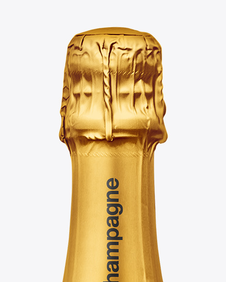 Green Glass Champagne Bottle Mockup Green Glass Champagne Bottle Mockup
