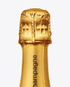 Green Glass Champagne Bottle Mockup Green Glass Champagne Bottle Mockup