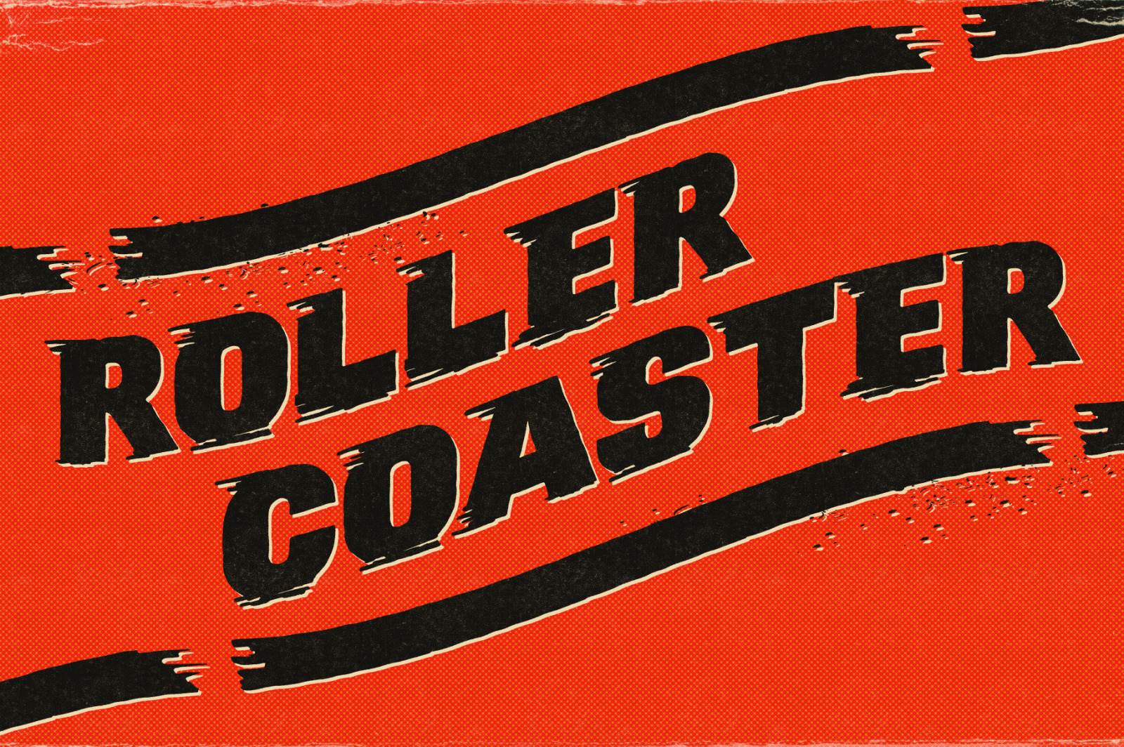 Hot Pursuit: A Hand-Drawn Grind-house Roller Derby Font