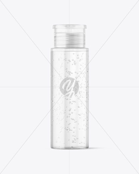 Clear Cosmetic Bottle Mockup