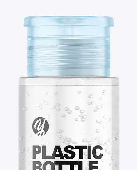 Clear Cosmetic Bottle Mockup Clear Cosmetic Bottle Mockup