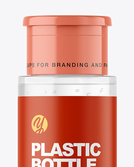 Clear Cosmetic Bottle Mockup Clear Cosmetic Bottle Mockup