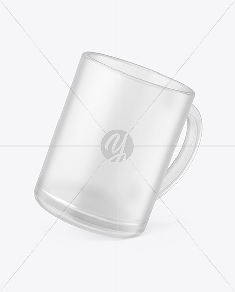 Frosted Glass Mug Mockup